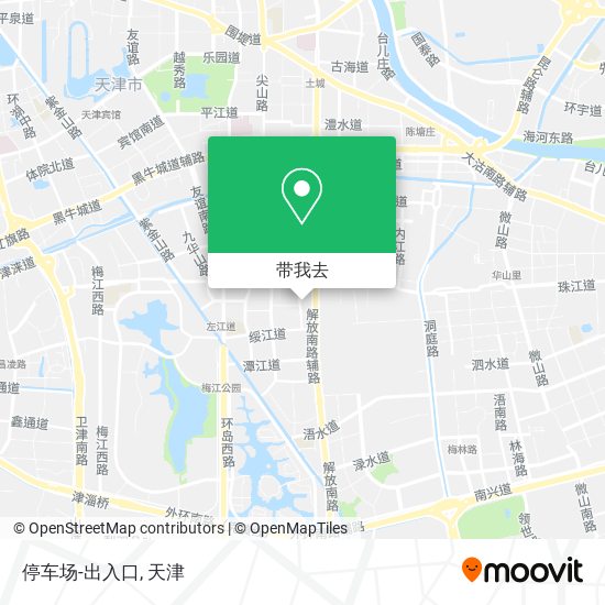 停车场-出入口地图