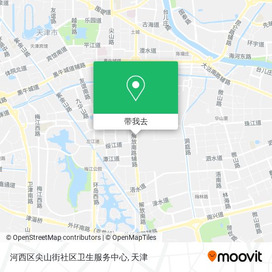 河西区尖山街社区卫生服务中心地图