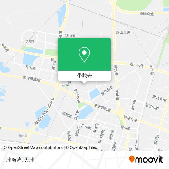 津海湾地图