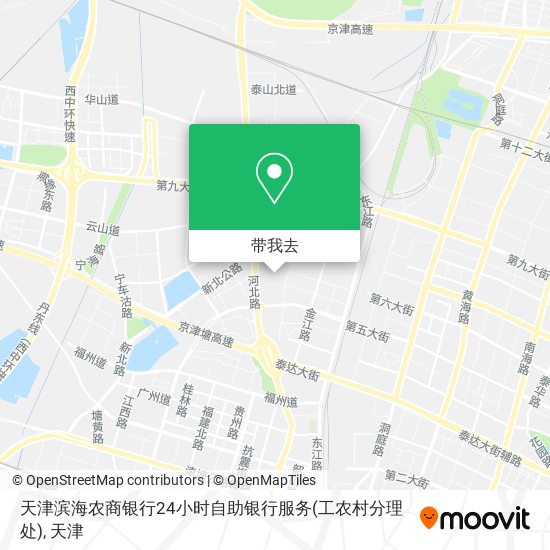 天津滨海农商银行24小时自助银行服务(工农村分理处)地图