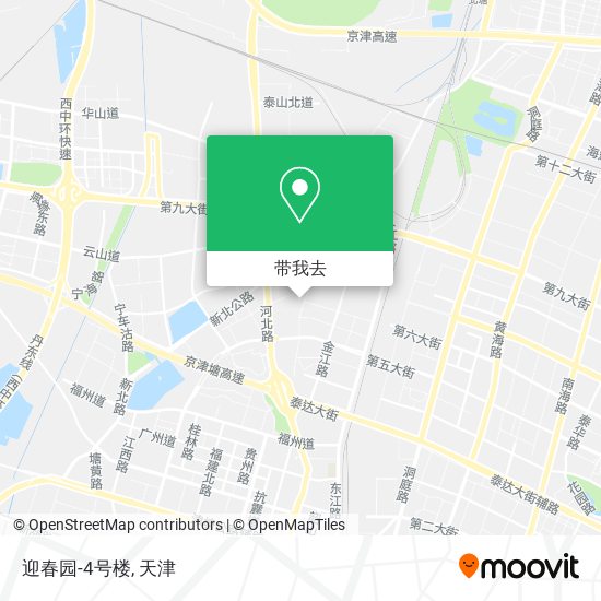 迎春园-4号楼地图