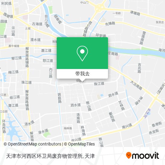 天津市河西区环卫局废弃物管理所地图