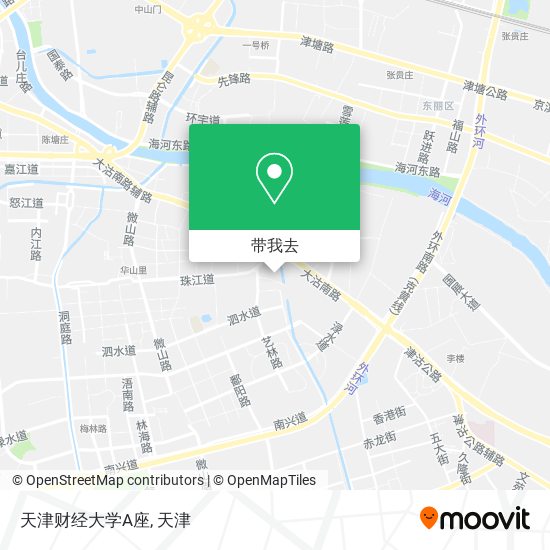 天津财经大学A座地图