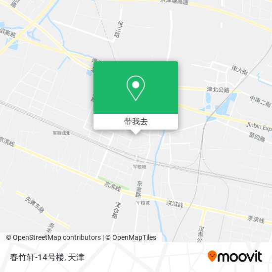春竹轩-14号楼地图