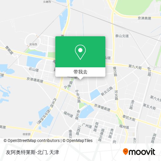 友阿奥特莱斯-北门地图