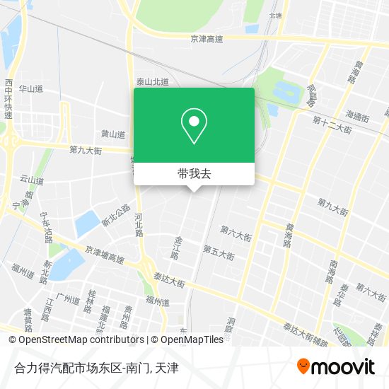 合力得汽配市场东区-南门地图