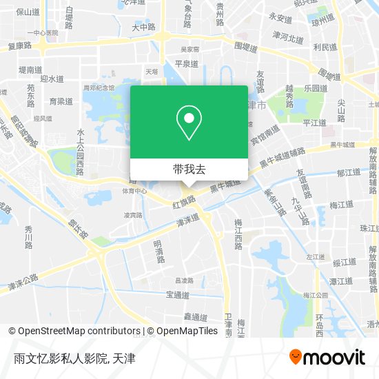 雨文忆影私人影院地图
