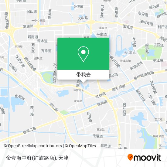 帝壹海中鲜(红旗路店)地图