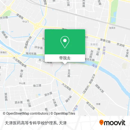天津医药高等专科学校护理系地图