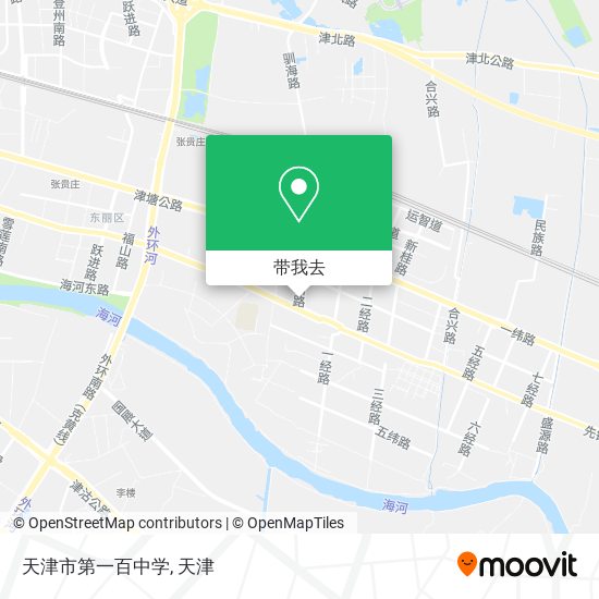 天津市第一百中学地图