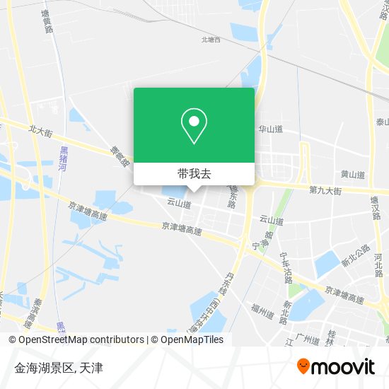 金海湖景区地图