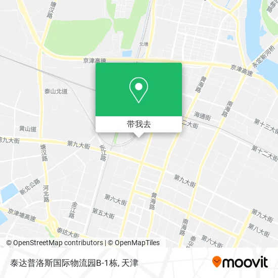 泰达普洛斯国际物流园B-1栋地图