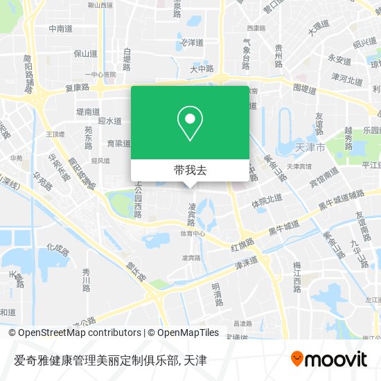 爱奇雅健康管理美丽定制俱乐部地图