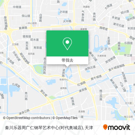 秦川乐器周广仁钢琴艺术中心(时代奥城店)地图
