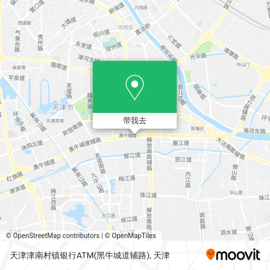 天津津南村镇银行ATM(黑牛城道辅路)地图