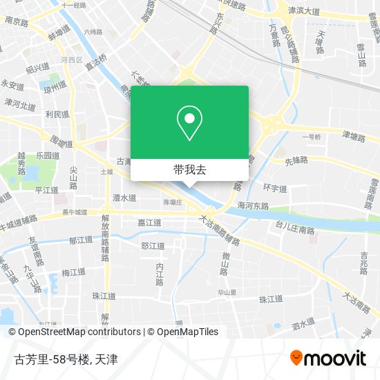 古芳里-58号楼地图