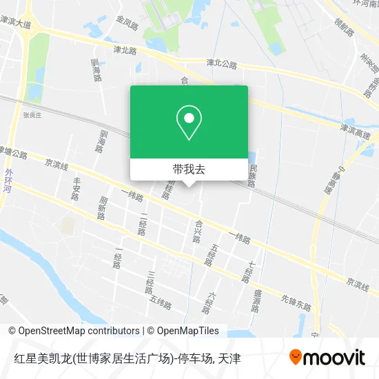红星美凯龙(世博家居生活广场)-停车场地图
