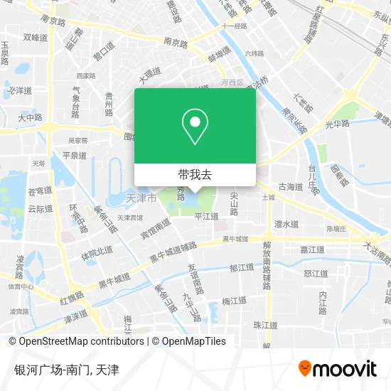 银河广场-南门地图