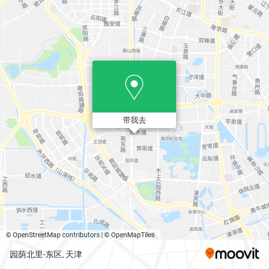 园荫北里-东区地图