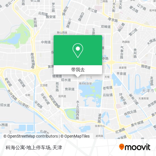 科海公寓-地上停车场地图