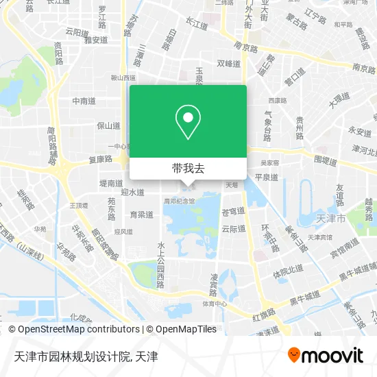 天津市园林规划设计院地图
