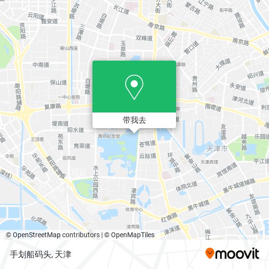 手划船码头地图
