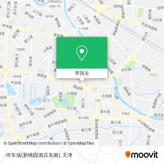 停车场(新桃园酒店东南)地图