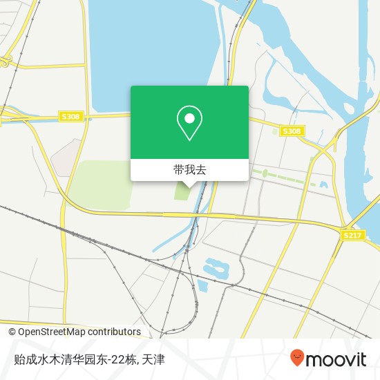 贻成水木清华园东-22栋地图