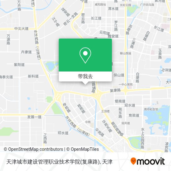 天津城市建设管理职业技术学院(复康路)地图