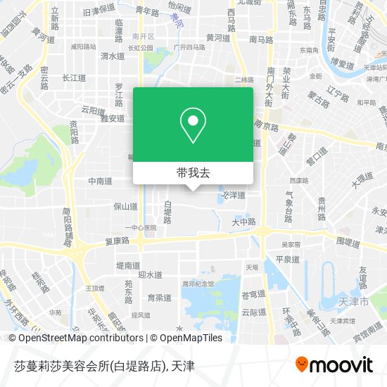 莎蔓莉莎美容会所(白堤路店)地图