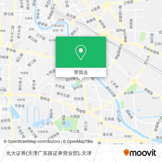 光大证券(天津广东路证券营业部)地图