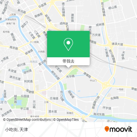 小吃街地图