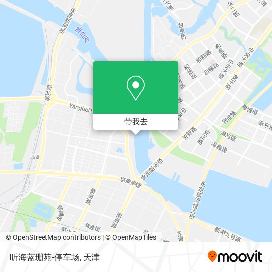听海蓝珊苑-停车场地图