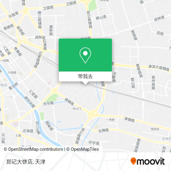 郑记大饼店地图