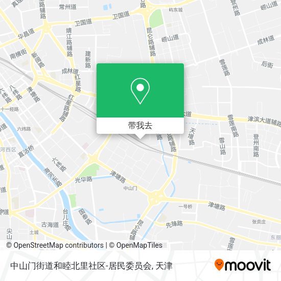 中山门街道和睦北里社区-居民委员会地图