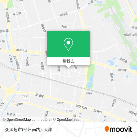 众源超市(登州南路)地图
