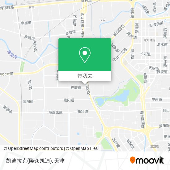 凯迪拉克(隆众凯迪)地图