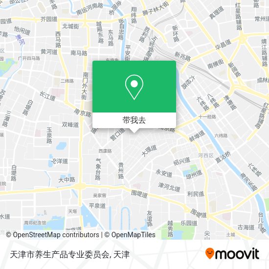 天津市养生产品专业委员会地图