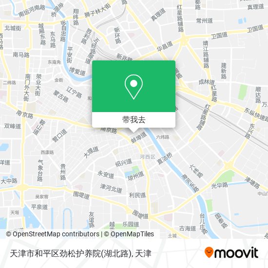天津市和平区劲松护养院(湖北路)地图