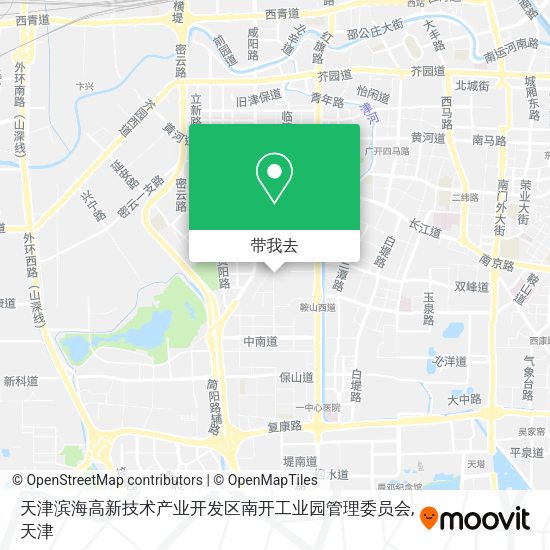 天津滨海高新技术产业开发区南开工业园管理委员会地图