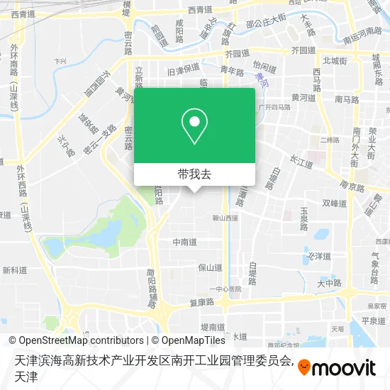 天津滨海高新技术产业开发区南开工业园管理委员会地图