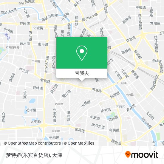 梦特娇(乐宾百货店)地图