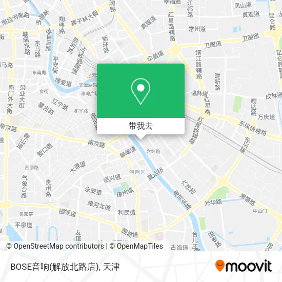 BOSE音响(解放北路店)地图