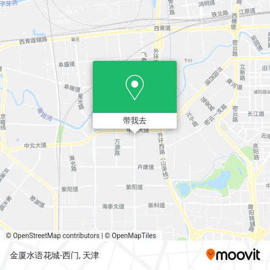 金厦水语花城-西门地图