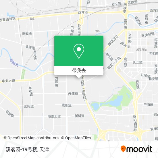 溪茗园-19号楼地图