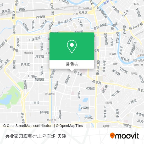 兴业家园底商-地上停车场地图