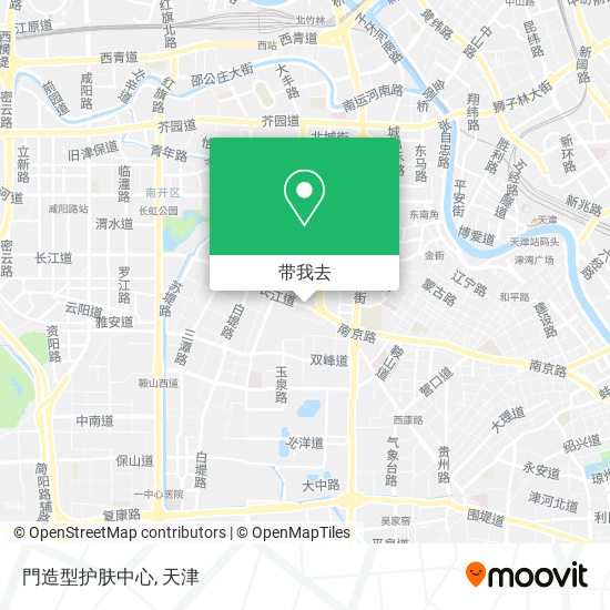 門造型护肤中心地图