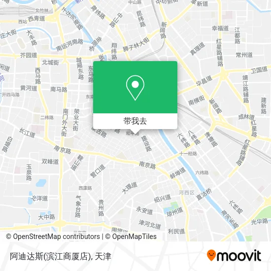 阿迪达斯(滨江商厦店)地图