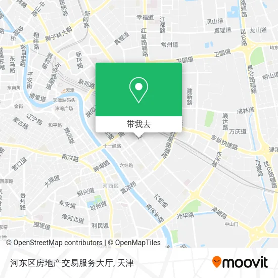 河东区房地产交易服务大厅地图