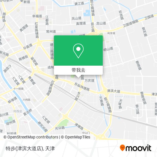 特步(津滨大道店)地图